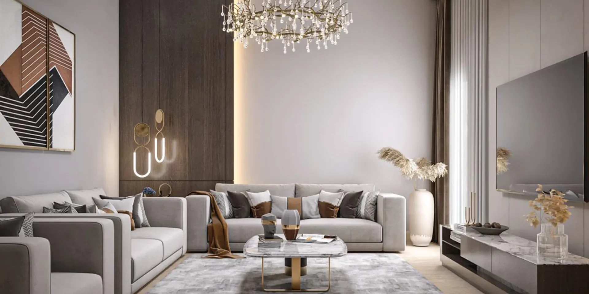 أجواء دافئة عند تصميم المجالس